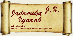 Jadranka Ugarak vizit kartica